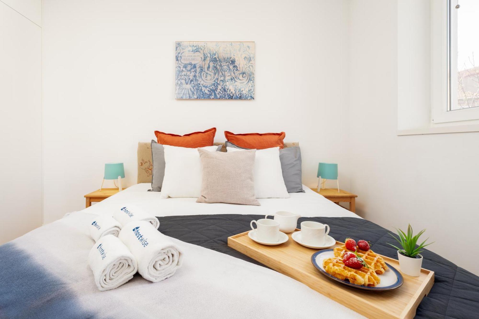 شقة Host Wise - Flat W Free Private Parking - Bright & Cozy بورتو المظهر الخارجي الصورة